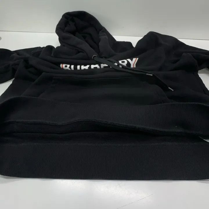 Burberry Burberry Logo Print Hoodie for Women 0079 Size L / US 10 / IT 46 - 8 Thumbnail