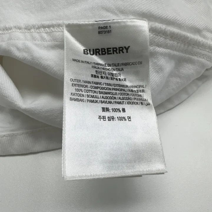Burberry Burberry White Long Sleeve Denim Jacket 0079 Size M / US 6-8 / IT 42-44 - 4 Thumbnail