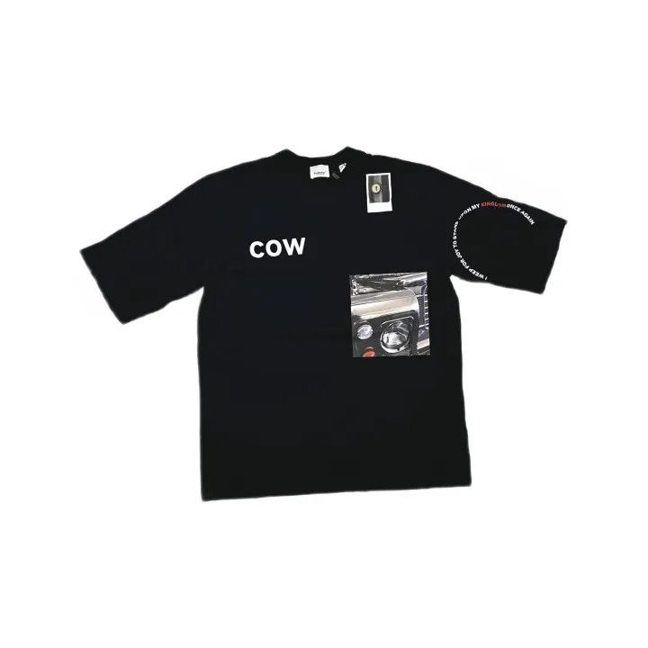 Burberry Burberry Black Short Sleeve T-shirt with Details 0079 Size S / US 4 / IT 40 - 2 Thumbnail