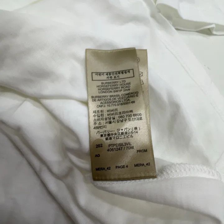 Burberry Burberry Logo Round Neck Short Sleeve T-Shirt 0079 Size XL / US 12-14 / IT 48-50 - 12 Thumbnail