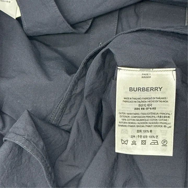 Burberry Burberry Black Short Sleeve Shirt Dress 0079 Size M / US 6-8 / IT 42-44 - 3 Thumbnail