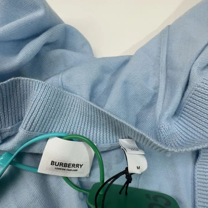 Burberry Burberry Color Block V-Neck Long Sleeve Sweater 0079 Size M / US 6-8 / IT 42-44 - 2 Thumbnail