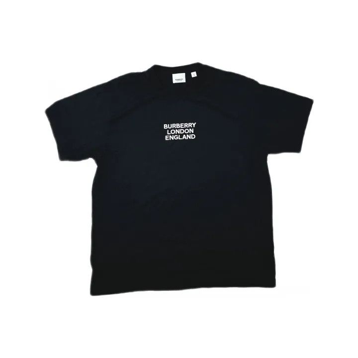 Burberry Burberry SS23 Black Logo Print T-shirt for Women 0079 Size S / US 4 / IT 40 - 2 Thumbnail
