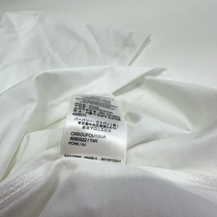 Burberry Burberry White Pocket T-Shirt for Women 0079 Size M / US 6-8 / IT 42-44 - 5 Thumbnail