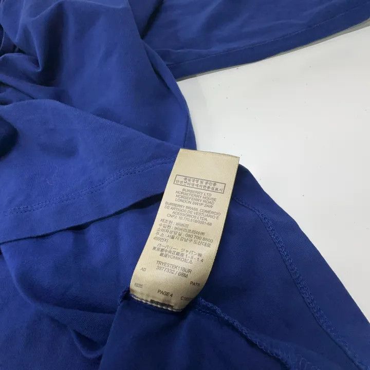 Burberry Burberry Blue Striped T-Shirt for Women 0079 Size M / US 6-8 / IT 42-44 - 5 Thumbnail