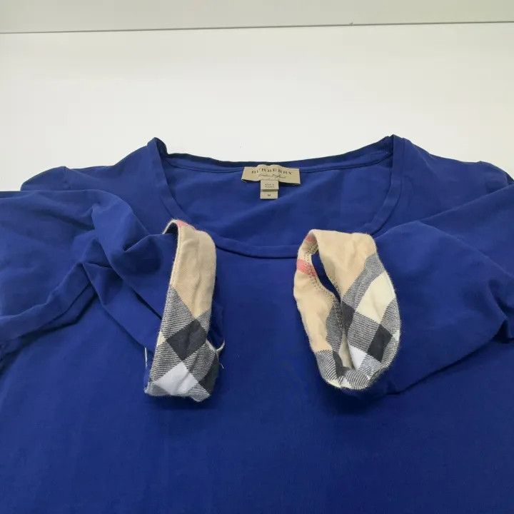 Burberry Burberry Blue Striped T-Shirt for Women 0079 Size M / US 6-8 / IT 42-44 - 7 Thumbnail