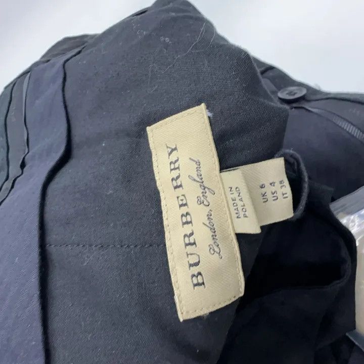 Burberry Burberry Black Casual Straight Leg Pants 0079 Size 24" / US 00 / IT 34 - 4 Thumbnail