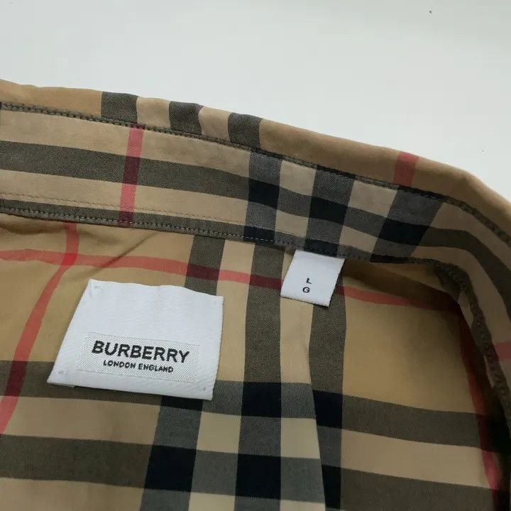 Burberry Burberry Classic Check Long Sleeve Shirt 0079 Size L / US 10 / IT 46 - 5 Thumbnail
