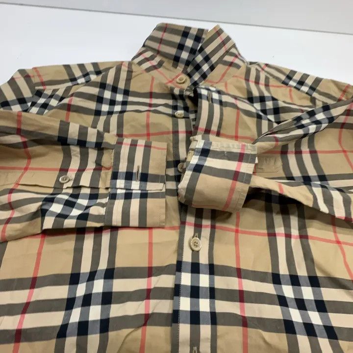 Burberry Burberry Classic Check Long Sleeve Shirt 0079 Size L / US 10 / IT 46 - 7 Thumbnail