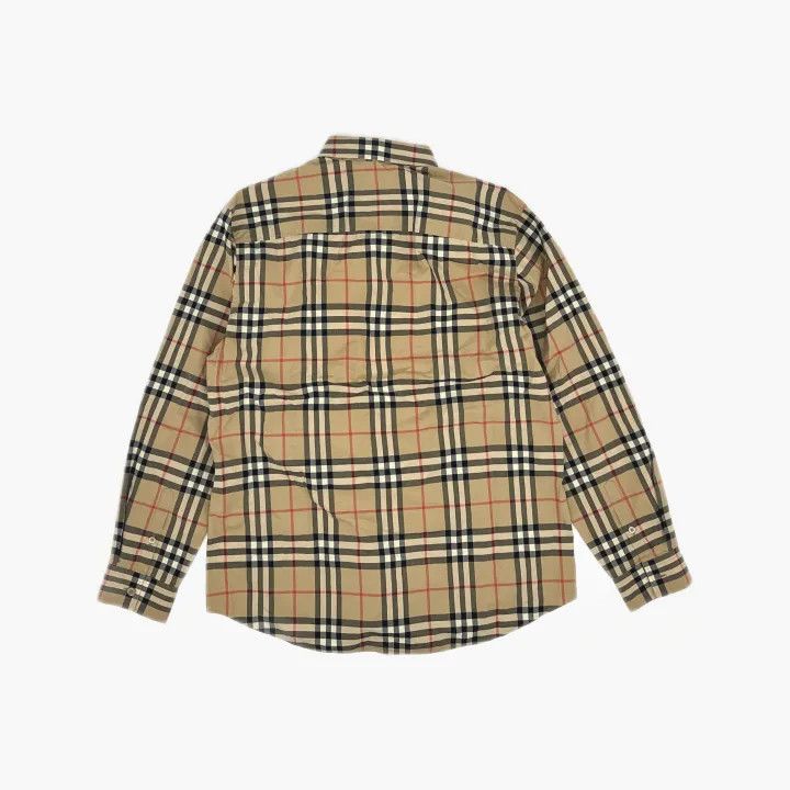 Burberry Burberry Classic Check Long Sleeve Shirt 0079 Size L / US 10 / IT 46 - 3 Thumbnail