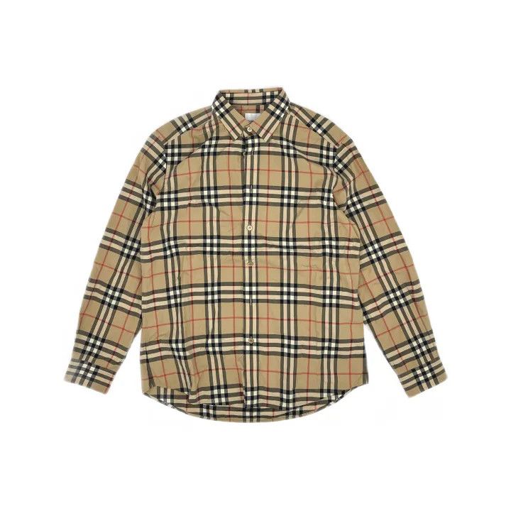 Burberry Burberry Classic Check Long Sleeve Shirt 0079 Size L / US 10 / IT 46 - 2 Thumbnail