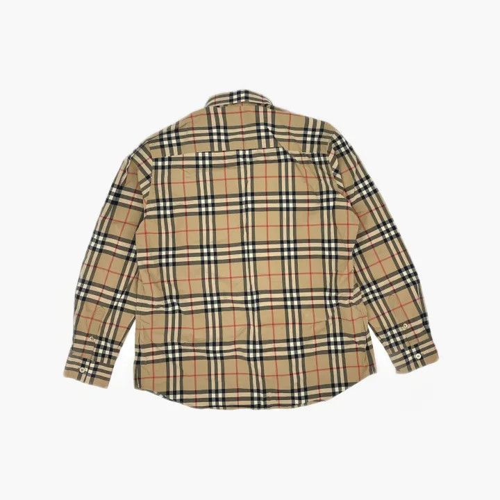 Burberry Burberry Classic Check Long Sleeve Shirt 0079 Size L / US 10 / IT 46 - 3 Thumbnail