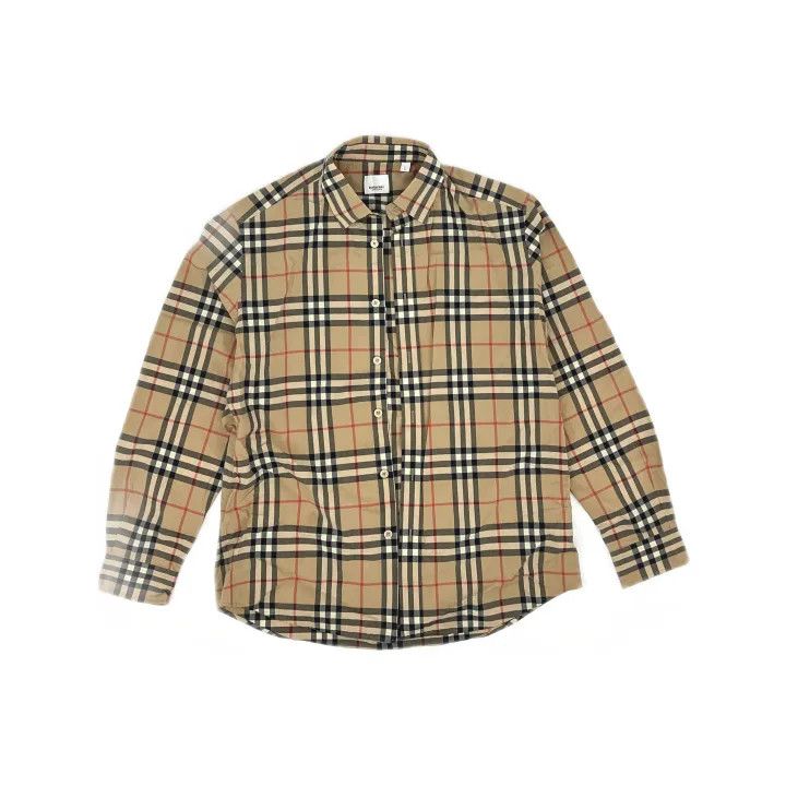 Burberry Burberry Classic Check Long Sleeve Shirt 0079 Size L / US 10 / IT 46 - 2 Thumbnail
