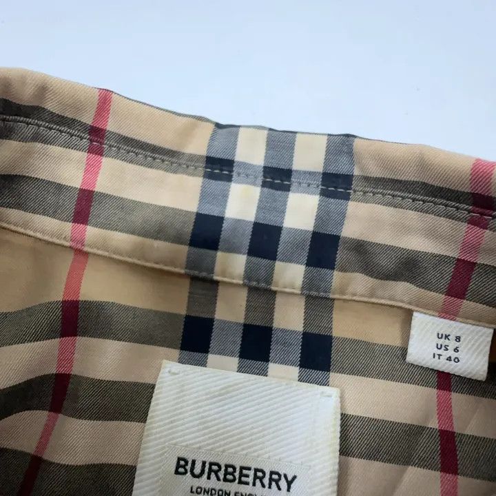 Burberry Burberry Plaid Long Sleeve Shirt for Women 0079 Size M / US 6-8 / IT 42-44 - 5 Thumbnail