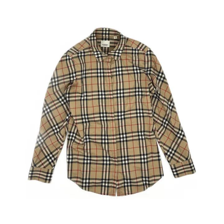 Burberry Burberry Plaid Long Sleeve Shirt for Women 0079 Size M / US 6-8 / IT 42-44 - 2 Thumbnail