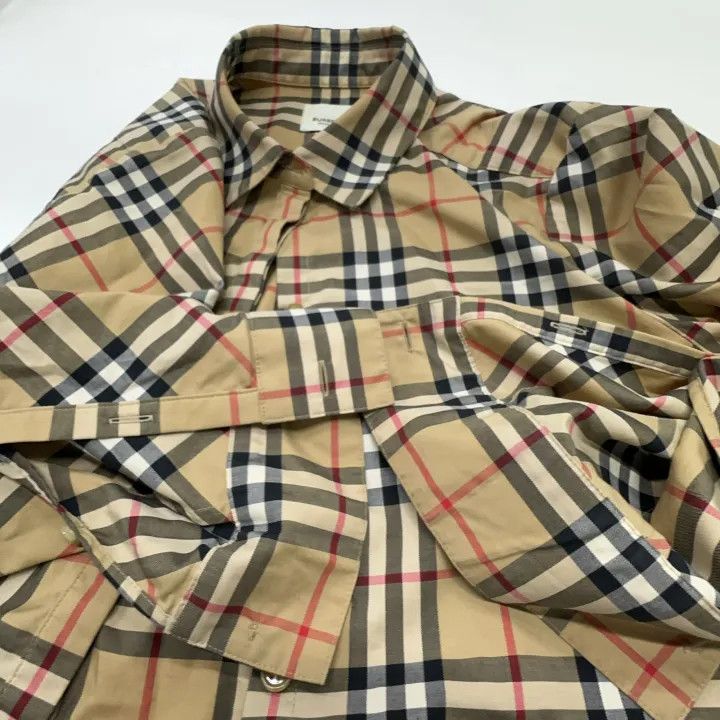 Burberry Burberry Plaid Long Sleeve Shirt for Women 0079 Size M / US 6-8 / IT 42-44 - 9 Thumbnail
