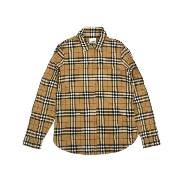 Burberry Burberry Check Pattern Long Sleeve Casual Shirt 0079 Size S / US 4 / IT 40 - 2 Thumbnail