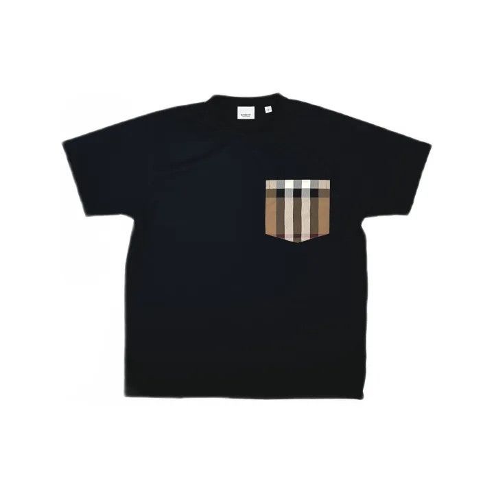Burberry Burberry Plaid Pocket Loose Fit T-Shirt 0079 Size S / US 4 / IT 40 - 2 Thumbnail