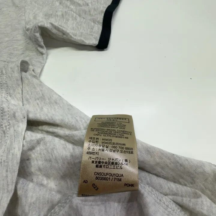 Burberry Burberry Short Sleeve Rider Logo T-shirt 0079 Size S / US 4 / IT 40 - 7 Thumbnail