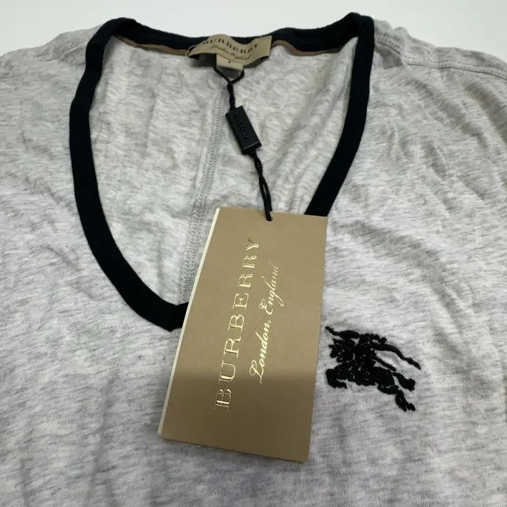 Burberry Burberry Short Sleeve Rider Logo T-shirt 0079 Size S / US 4 / IT 40 - 6 Thumbnail