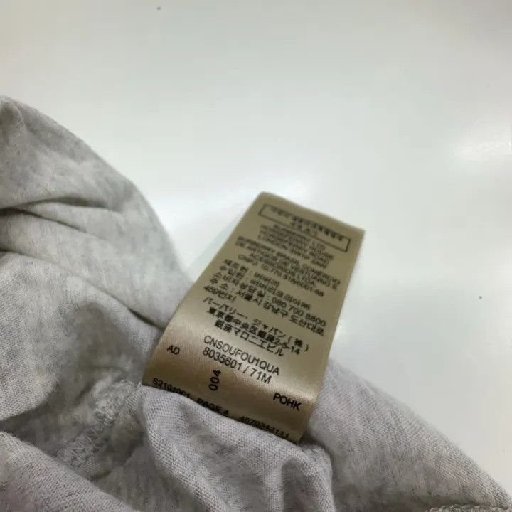 Burberry Burberry Gray Short Sleeve T-Shirt for Women 0079 Size M / US 6-8 / IT 42-44 - 12 Thumbnail