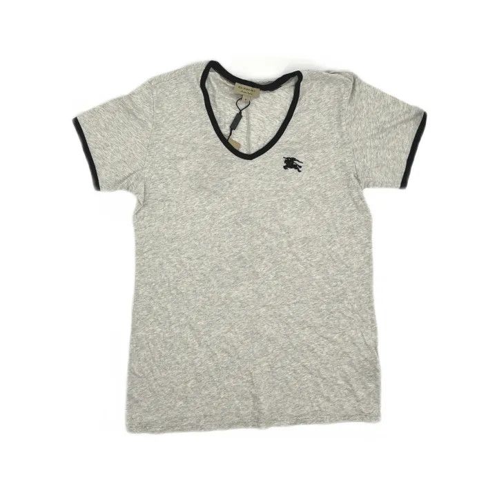 Burberry Burberry Gray Short Sleeve T-Shirt for Women 0079 Size M / US 6-8 / IT 42-44 - 2 Thumbnail