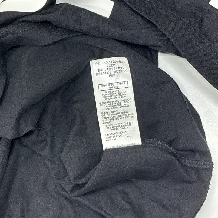 Burberry Burberry Logo Print Oversized T-Shirt for Women 0079 Size L / US 10 / IT 46 - 5 Thumbnail