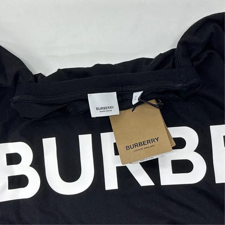 Burberry Burberry Logo Print Oversized T-Shirt for Women 0079 Size L / US 10 / IT 46 - 6 Thumbnail