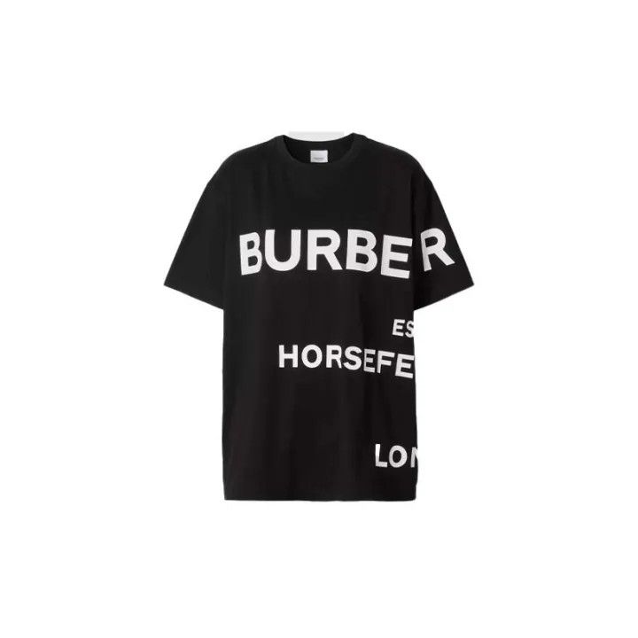 Burberry Burberry Logo Print Oversized T-Shirt for Women 0079 Size L / US 10 / IT 46 - 2 Thumbnail