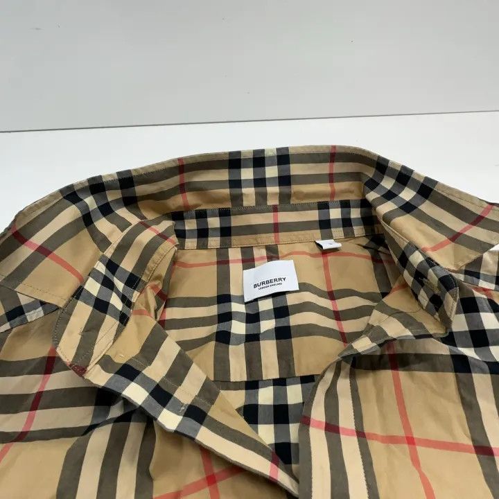 Burberry Burberry Classic Plaid Long Sleeve Shirt 0079 Size L / US 10 / IT 46 - 6 Thumbnail