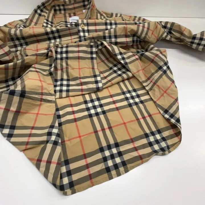 Burberry Burberry Classic Plaid Long Sleeve Shirt 0079 Size L / US 10 / IT 46 - 8 Thumbnail
