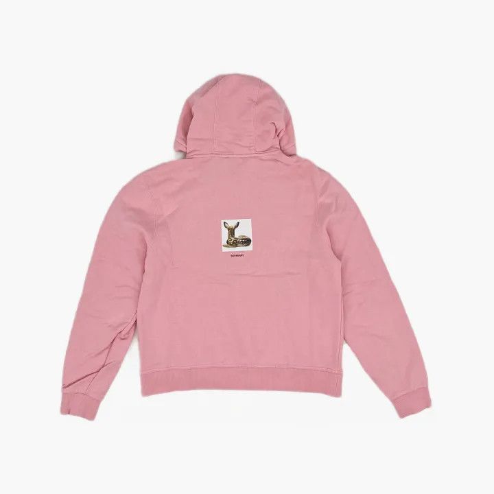 Burberry Burberry Deer Print Cotton Hoodie for Women 0079 Size M / US 6-8 / IT 42-44 - 3 Thumbnail