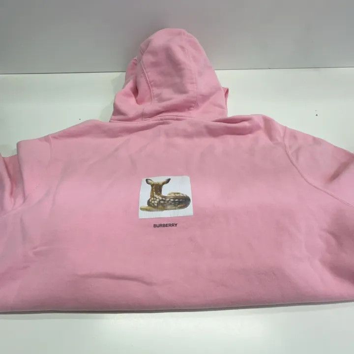 Burberry Burberry Deer Print Cotton Hoodie for Women 0079 Size M / US 6-8 / IT 42-44 - 14 Thumbnail