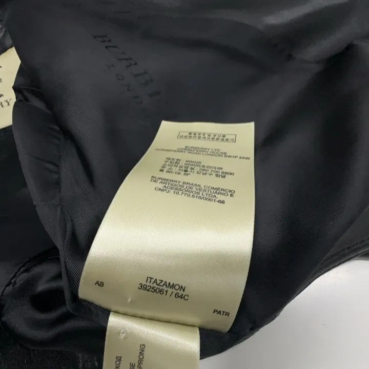 Burberry Burberry Black Cropped Lambskin Leather Jacket 0079 Size S / US 4 / IT 40 - 4 Thumbnail