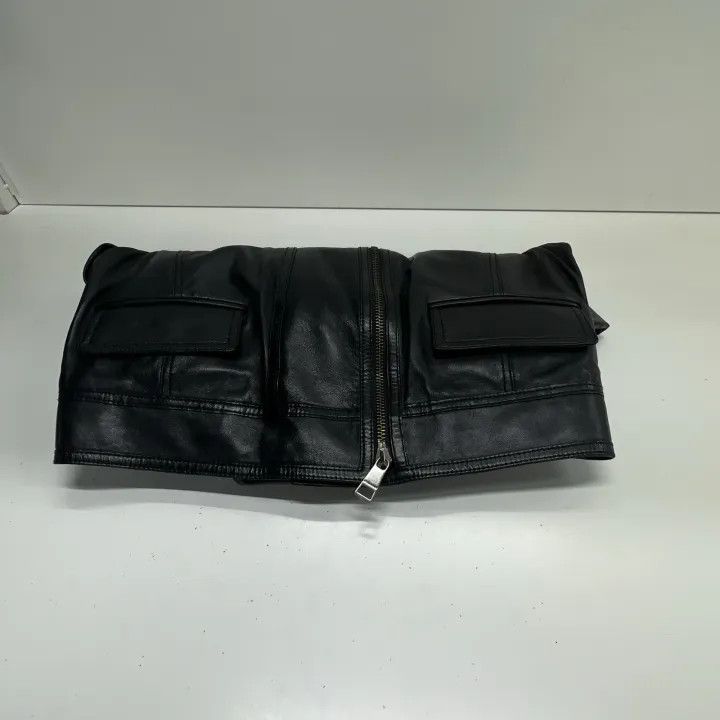Burberry Burberry Black Cropped Lambskin Leather Jacket 0079 Size S / US 4 / IT 40 - 10 Thumbnail