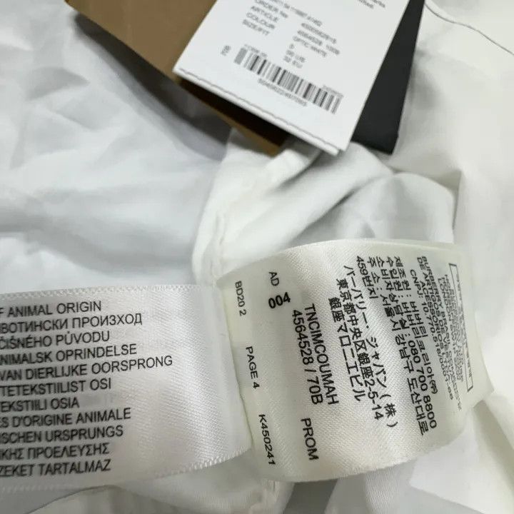 Burberry Burberry Black Short Sleeve Button-Up Shirt 0079 Size XXS / US 00 / IT 34 - 4 Thumbnail