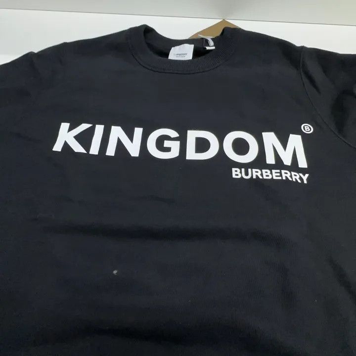Burberry Burberry Black Logo Print Long Sleeve Sweatshirt 0079 Size M / US 6-8 / IT 42-44 - 7 Thumbnail