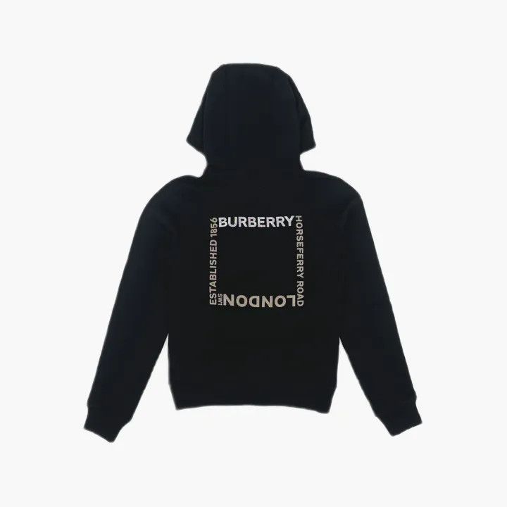 Burberry Burberry Black Logo Printed Hoodie for Women 0079 Size XS / US 0-2 / IT 36-38 - 3 Thumbnail