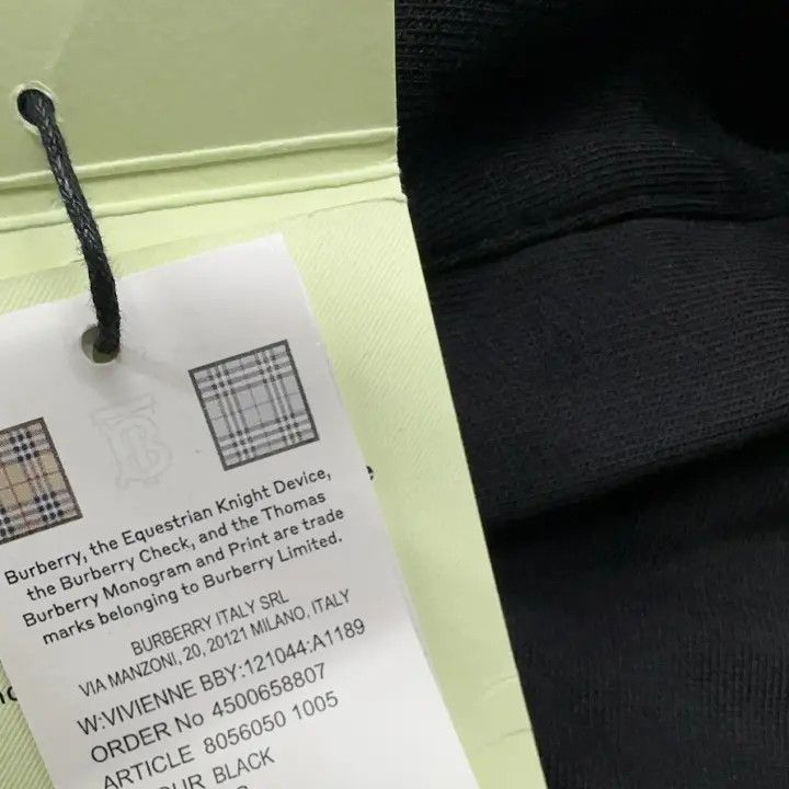 Burberry Burberry Black Logo Printed Hoodie for Women 0079 Size XS / US 0-2 / IT 36-38 - 7 Thumbnail