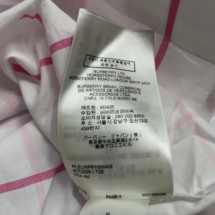 Burberry Burberry Color-Block Plaid Shirt Dress for Women 0079 Size S / US 4 / IT 40 - 3 Thumbnail