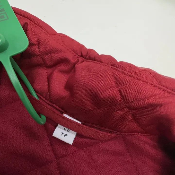 Burberry Burberry Red Quilted Long Sleeve Jacket 0079 Size XS / US 0-2 / IT 36-38 - 2 Thumbnail