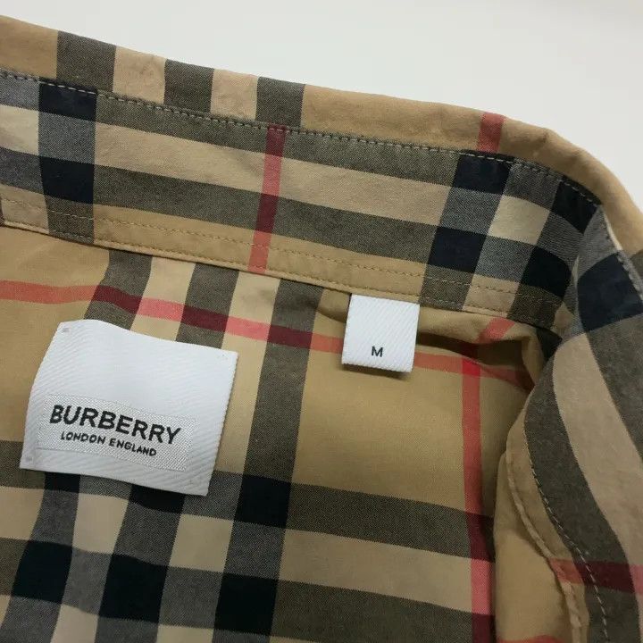 Burberry Burberry Classic Plaid Long Sleeve Shirt 0079 Size M / US 6-8 / IT 42-44 - 5 Thumbnail