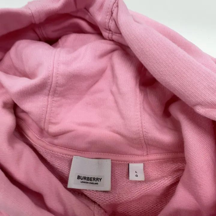 Burberry Burberry Pink Deer Print Cotton Hoodie 0079 Size L / US 10 / IT 46 - 4 Thumbnail