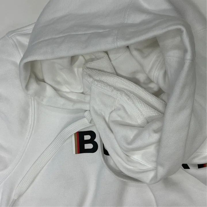 Burberry Burberry Logo Print Pullover Hoodie 0079 Size S / US 4 / IT 40 - 4 Thumbnail