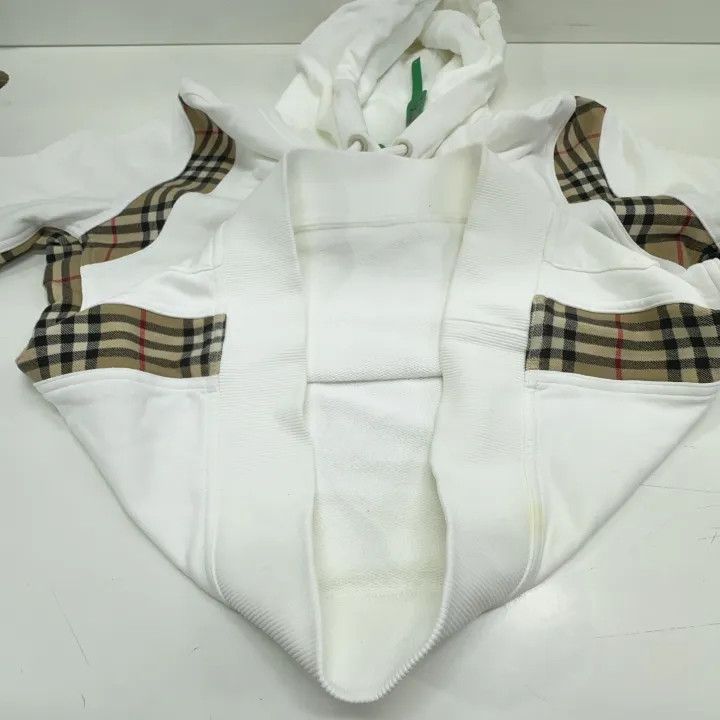 Burberry Burberry Plaid Panel Hoodie for Women 0079 Size XS / US 0-2 / IT 36-38 - 9 Thumbnail