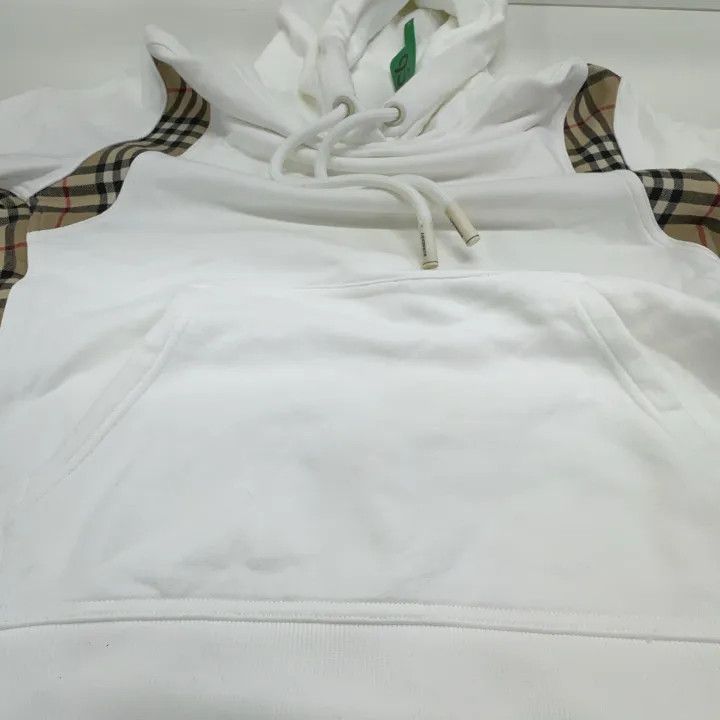 Burberry Burberry Plaid Panel Hoodie for Women 0079 Size XS / US 0-2 / IT 36-38 - 8 Thumbnail