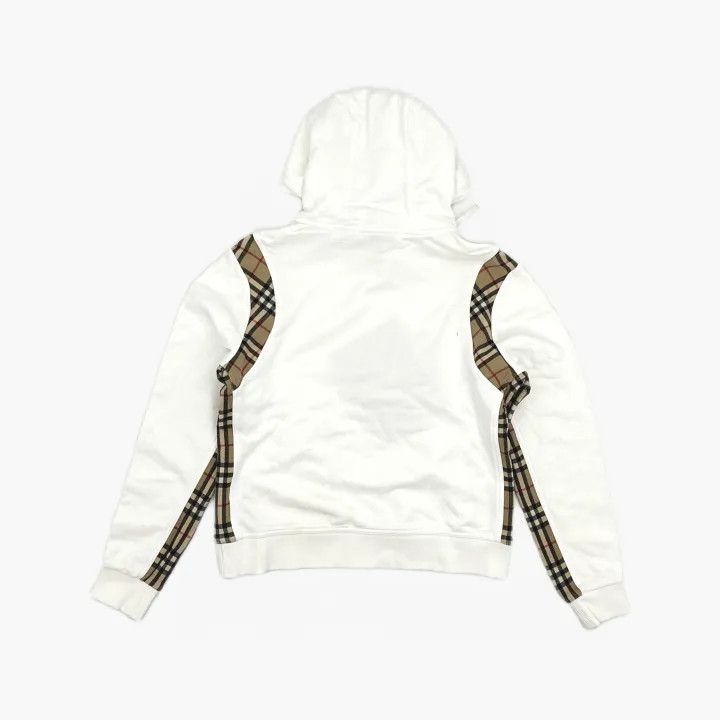 Burberry Burberry Plaid Panel Hoodie for Women 0079 Size XS / US 0-2 / IT 36-38 - 3 Thumbnail