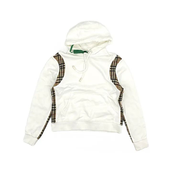 Burberry Burberry Plaid Panel Hoodie for Women 0079 Size XS / US 0-2 / IT 36-38 - 2 Thumbnail
