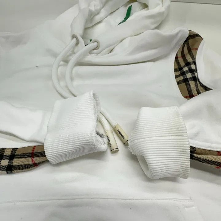 Burberry Burberry Plaid Panel Hoodie for Women 0079 Size XS / US 0-2 / IT 36-38 - 10 Thumbnail