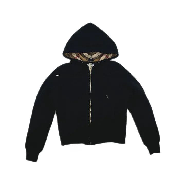 Burberry Burberry Hooded Fleece Jacket for Women 0079 Size S / US 4 / IT 40 - 2 Thumbnail